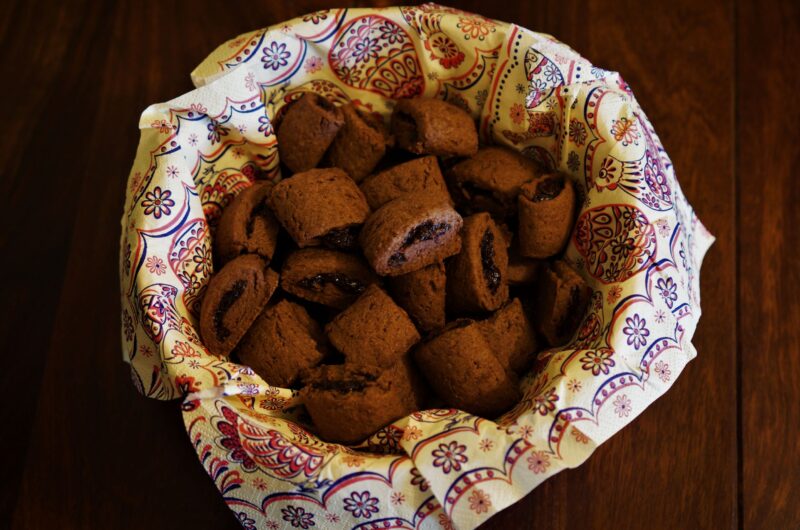 Kakaové sušienky so slivkovým lekvárom (Vanesky)